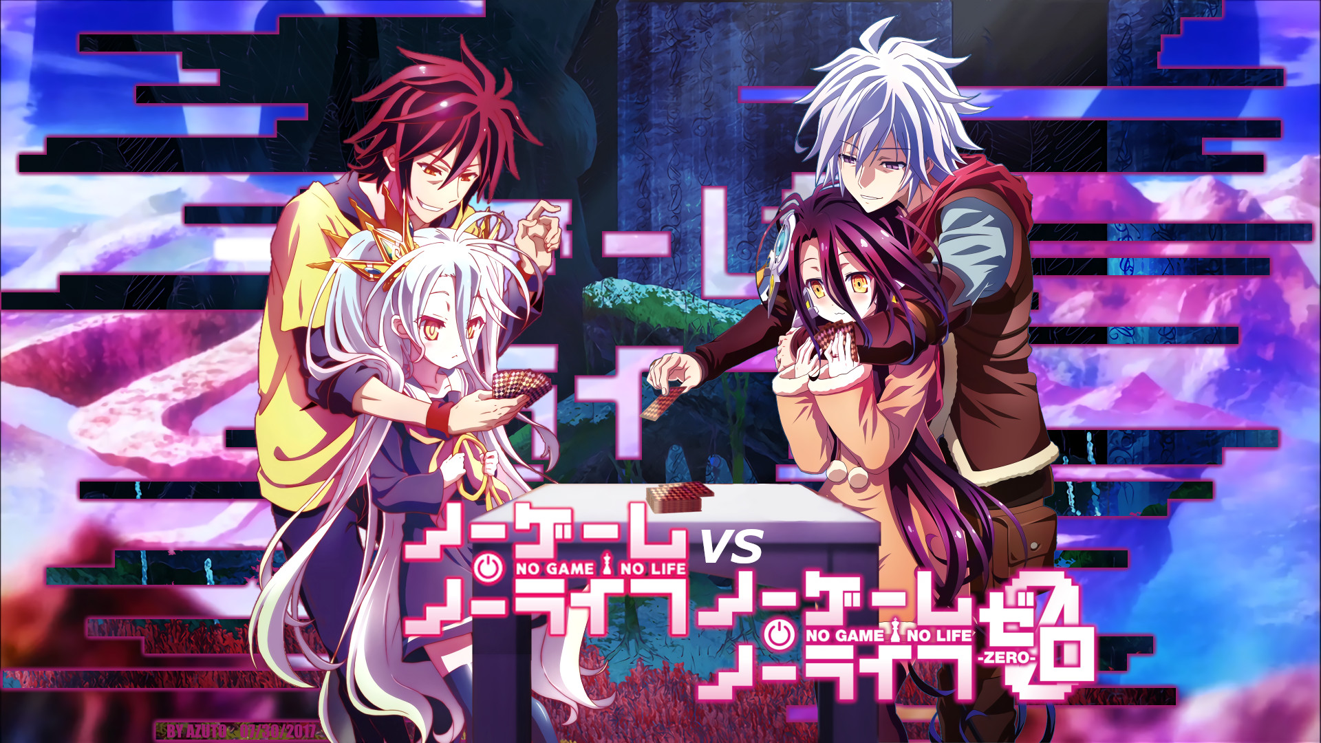 No Game No Life Vs No Game No Life Zero Randomly Geeky